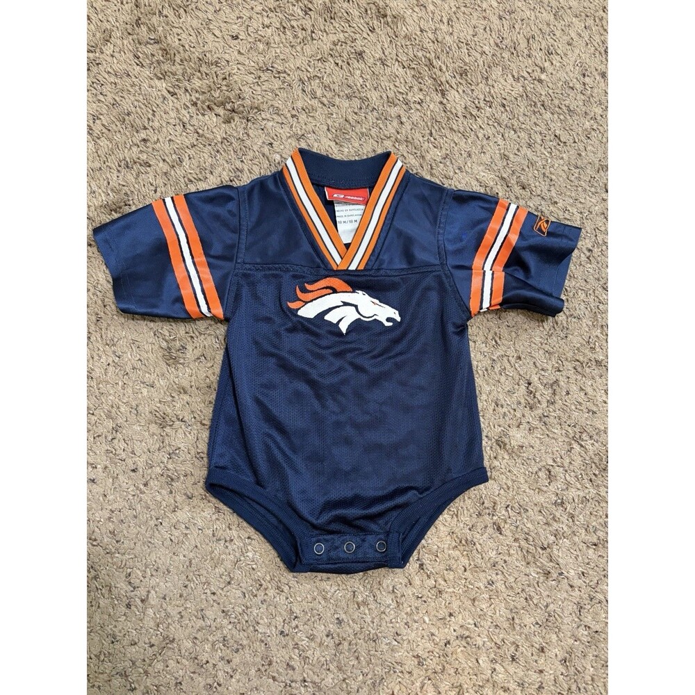 Denver Broncos Baby Jersey 18 M 18M 18 Months Vintage Reebok Bodysuit